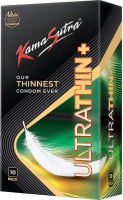 Kamasutra Ultra Thin Plus for Men Condom(10 Sheets)