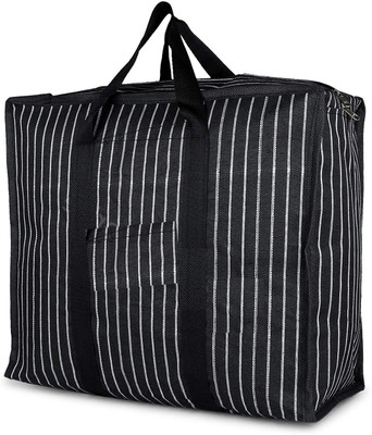 MINDKING (Expandable) Canvas Reusable Shopper Bag (Set of 1) Extra Large Size Duffel Without Wheels