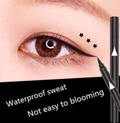 AGLEY 2 IN 1 EYELINER & Seal Smudge & Waterproof EYELINER PEN LONG LASTING 5 ml(BLACK)