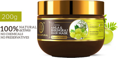 KHADI NATURAL Amla & Bhringraj Hair Mask- POWERED BOTANICS(200 g)