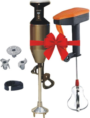 kichanrani 350 W Grey Hand Blender(bh with power free blender)