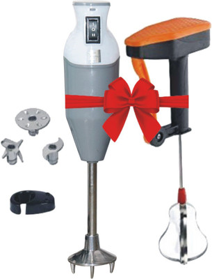 kichanrani 350 W Grey Electric Whisk, Hand Blender(twister22 with power free blender)