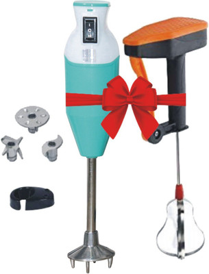 kichanrani 350 W Green Electric Whisk, Hand Blender(twister22 with power free blender)