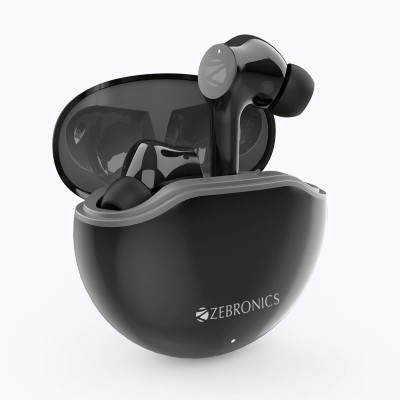 ZEBRONICS sound bomb s4 Bluetooth Headset(Black, In the Ear)