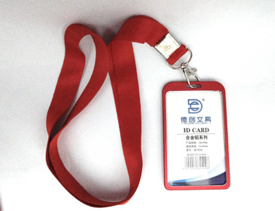 AbhaPrint Aluminum ID Badge Holder, Lanyard(Pack of 1)