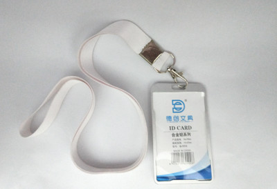 AbhaPrint Aluminum ID Badge Holder, Lanyard(Pack of 1)