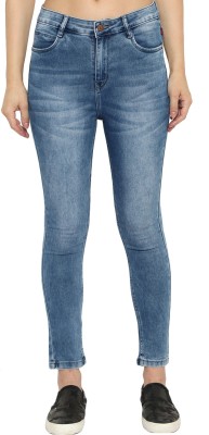 Gods Club Skinny Women Blue Jeans