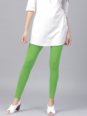 TCG Ankle Length  Ethnic Wear Legging(Light Green, Solid)