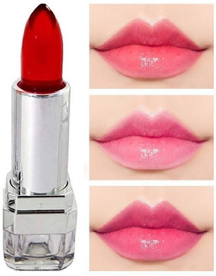 REIMICHI GLOSSY FINISH WATER PROF & LONG COLOR CHANGING LIPSTICK(red, 3.6 g)