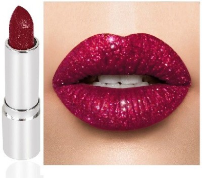 GFSU Long Lasting Luxury Diamond Bling Shine Lipstick Lip Make Up Beauty(DARK PINK, 3.8 g)