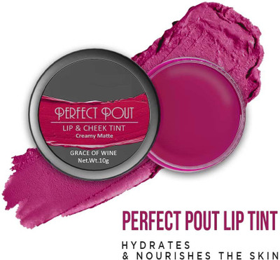YAWI BEST LIP MATTE CREAMY TEXTURE SMOOTH CHEECK & AND LIP TINT(GRACE OF WINE, 10 g)