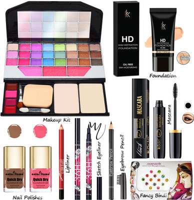 COLOR FLAME Exclusive All In One Makeup Kit For Girls & Womens MKPA1VT13(Pack of 9)