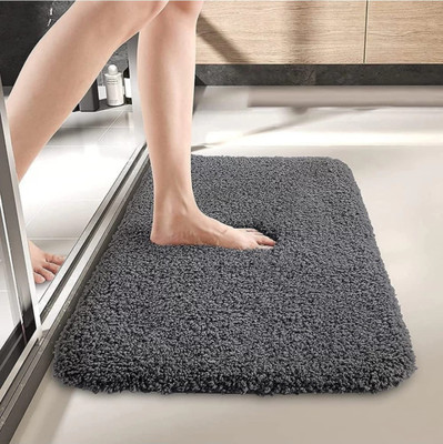 HomeStore-YEP Microfiber Door Mat(Grey, Medium)