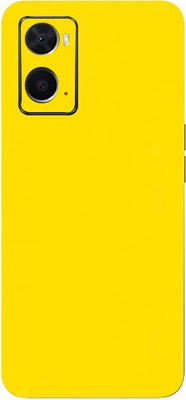 AsSkin Oppo A76 Mobile Skin(Ultra Super Yellow Matte With High Gloss Finish).)