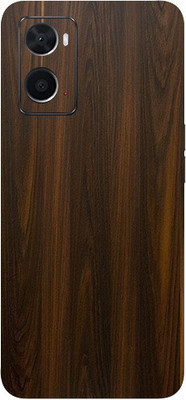 AsSkin Oppo A76 Mobile Skin(Ultra Super Mahogany Wood With High Gloss Finish).)