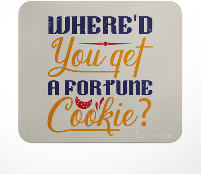LASTWAVE Where'd you get that from, a fortune cookie, Chess Deisgn, gift for Father Non Slip Base Mousepad(Multicolor)