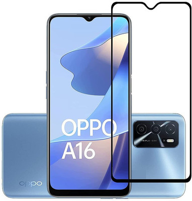 HQ Protection Edge To Edge Tempered Glass for Oppo A16(Pack of 1)