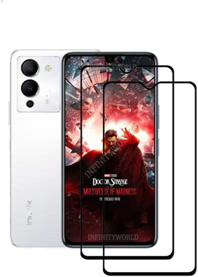 INFINITYWORLD Edge To Edge Tempered Glass for Infinix Note 12 TURBO(Pack of 2)