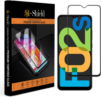 MS-Shield Edge To Edge Tempered Glass for Samsung Galaxy F02s(Pack of 1)