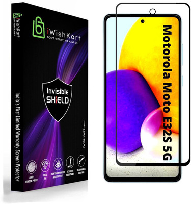iWishKart Edge To Edge Tempered Glass for MOTOROLA e32s(Pack of 1)