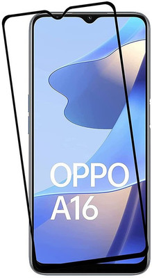 HQ Protection Edge To Edge Tempered Glass for Oppo A16k(Pack of 1)