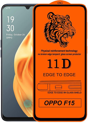 GORILLA Extra Strong Premium Edge To Edge Tempered Glass for Oppo F15(Pack of 1)