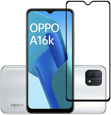 Donald Edge To Edge Tempered Glass for Oppo A16k(Pack of 1)