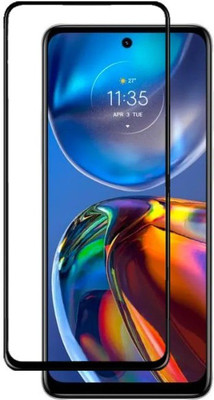 Caseline Edge To Edge Tempered Glass for MOTOROLA e32s, MOTO e32s(Pack of 1)