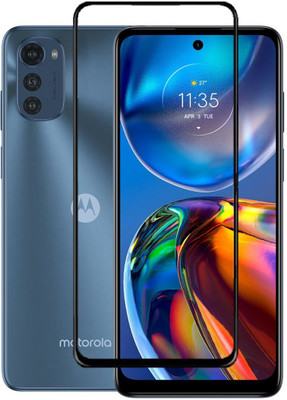 AB PRIME Edge To Edge Tempered Glass for MOTOROLA e32s, Moto e32s(Pack of 1)