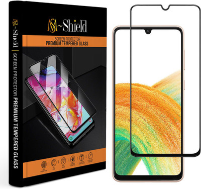 MS-Shield Edge To Edge Tempered Glass for Samsung Galaxy A33 5G(Pack of 1)