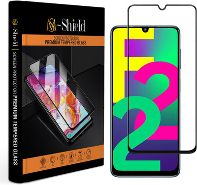 MS-Shield Edge To Edge Tempered Glass for Samsung Galaxy F22(Pack of 1)