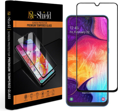 MS-Shield Edge To Edge Tempered Glass for Samsung Galaxy A50(Pack of 1)