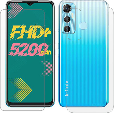 KJN Front and Back Screen Guard for Infinix Hot 11(Pack of 1)