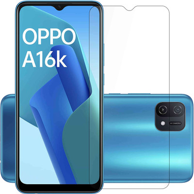 HQ Protection Tempered Glass Guard for Oppo A16k(Pack of 1)