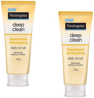 NEUTROGENA DEEP CLEAN BLACKHEAD ELIMINATING DAILY SCRUB EACH 100G of 2 Scrub(200 g)