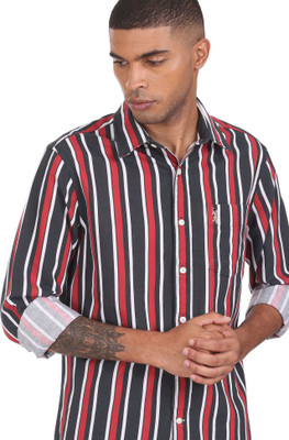 U.S. POLO ASSN. Men Striped Casual Multicolor Shirt
