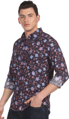 U.S. POLO ASSN. Men Floral Print Casual Multicolor Shirt