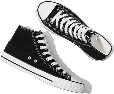 TRENDUTY Sneakers For Women(Black , 7.5)