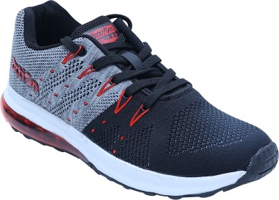 action AM-1504-Blk-L.G Running Shoes For Men(Black , 7)