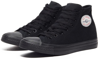 TRENDUTY High Top Casual Canvas Shoes Sneakers For Women(Black , 4)