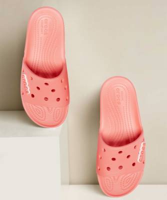 salmon crocs