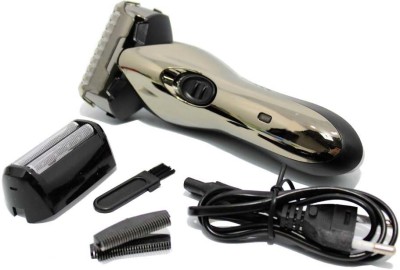 Geemy Professional Rechargeble Trimmer Shaver Hair Clipper Beard Cutter For Adults Trimmer 45 min  Runtime 4 Length Settings(Multicolor)