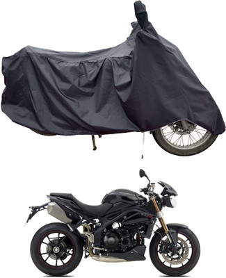 Tricway Two Wheeler Cover for Triumph(Speed Triple, Grey)