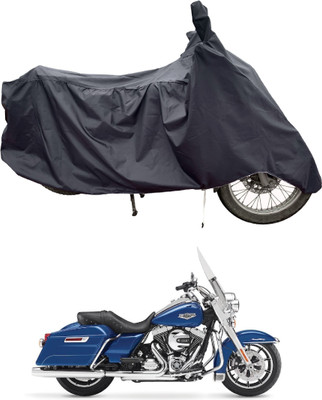 Tricway Two Wheeler Cover for Harley Davidson(Road King, Grey)