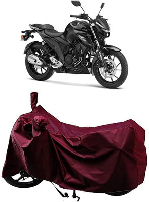 KEDIT Two Wheeler Cover for Yamaha(FZ, Maroon)
