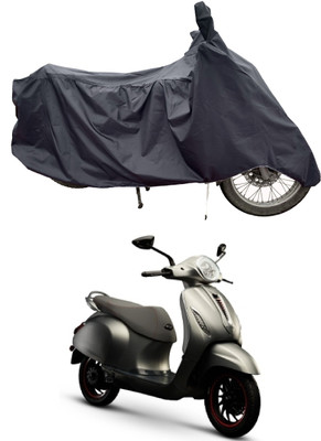 Tricway Two Wheeler Cover for Bajaj(Urbanite Chetak, Grey)