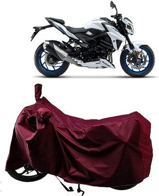 KEDIT Two Wheeler Cover for Suzuki(GSX, Maroon)