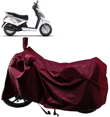 KEDIT Two Wheeler Cover for Mahindra(Gusto BS6, Maroon)