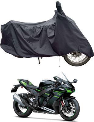 Tricway Two Wheeler Cover for Kawasaki(Ninja ZX-10R BS6, Grey)