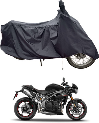Tricway Two Wheeler Cover for Triumph(Speed Triple BS6, Grey)
